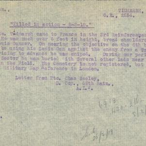 Soldier packet page