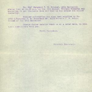 Soldier packet page