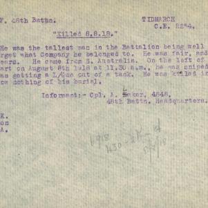 Soldier packet page