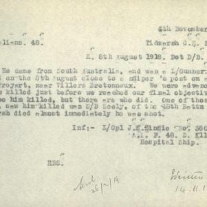 Soldier packet page