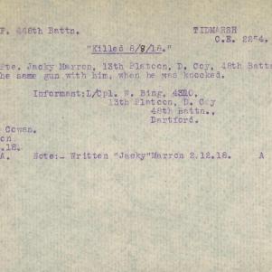 Soldier packet page