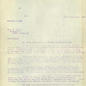 Soldier packet page