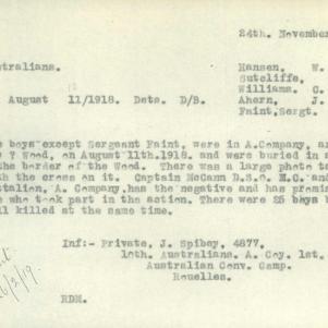 Soldier packet page