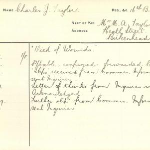 Soldier packet page
