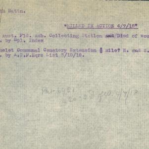 Soldier packet page