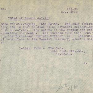Soldier packet page