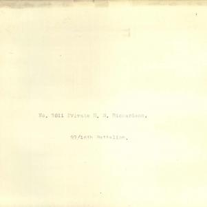 Soldier packet page