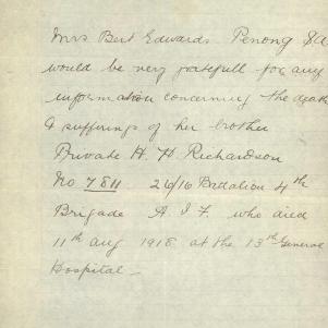 Soldier packet page