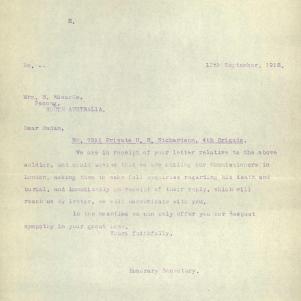 Soldier packet page