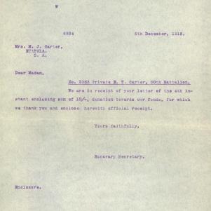 Soldier packet page