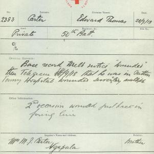 Soldier packet page