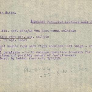 Soldier packet page