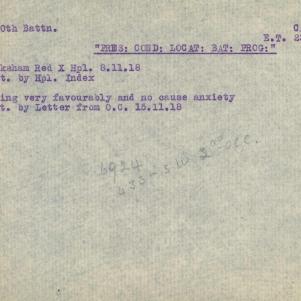 Soldier packet page