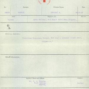 Soldier packet page
