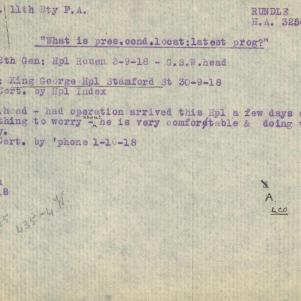 Soldier packet page