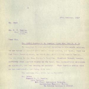 Soldier packet page