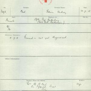 Soldier packet page