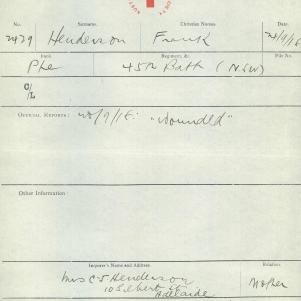 Soldier packet page