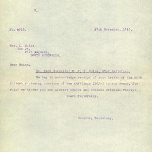 Soldier packet page