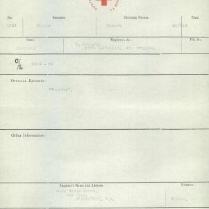 Soldier packet page