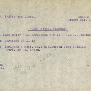 Soldier packet page