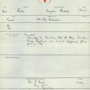 Soldier packet page