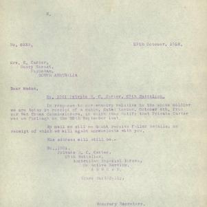Soldier packet page