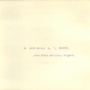 Soldier packet page