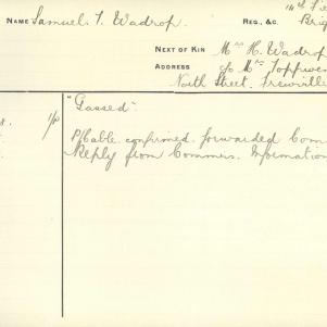 Soldier packet page