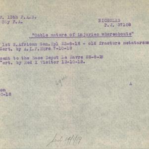 Soldier packet page
