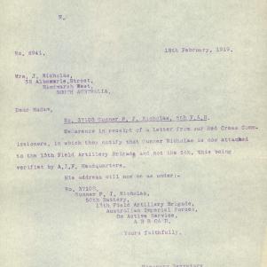 Soldier packet page