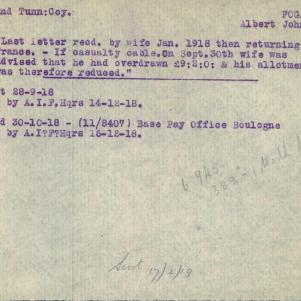 Soldier packet page