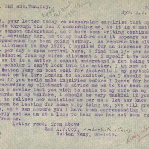 Soldier packet page