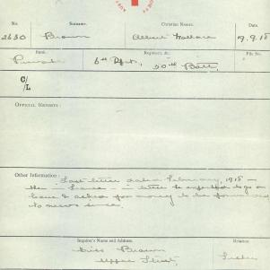 Soldier packet page