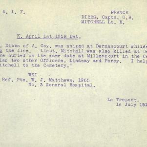 Soldier packet page