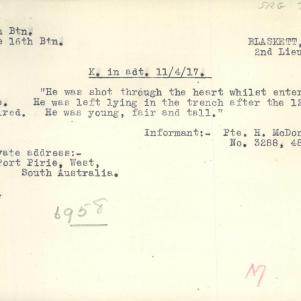 Soldier packet page