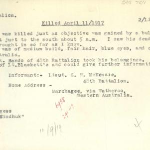 Soldier packet page