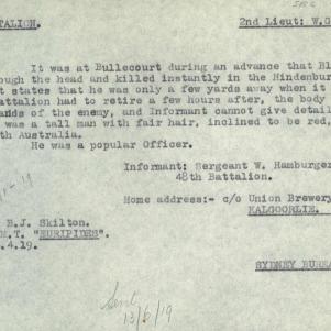 Soldier packet page