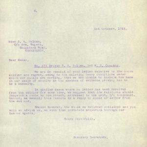 Soldier packet page