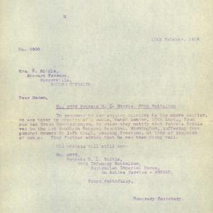 Soldier packet page