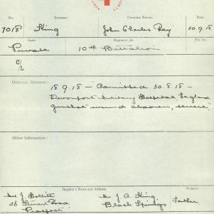 Soldier packet page