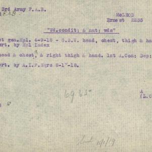 Soldier packet page