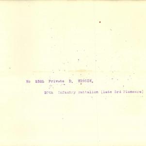 Soldier packet page