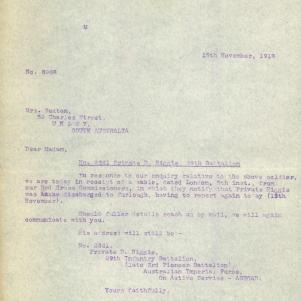Soldier packet page