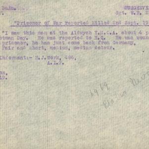 Soldier packet page