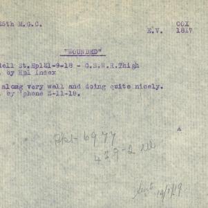 Soldier packet page