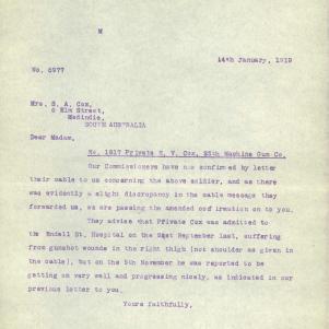 Soldier packet page