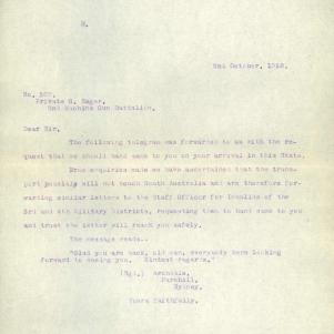 Soldier packet page
