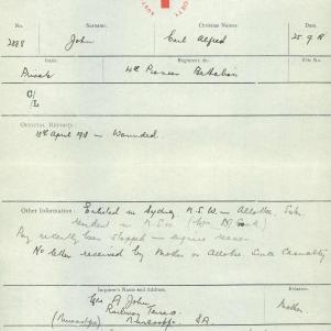 Soldier packet page