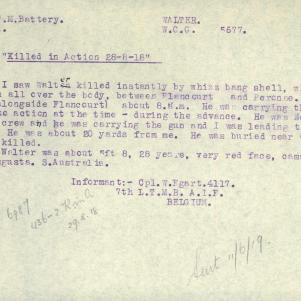 Soldier packet page